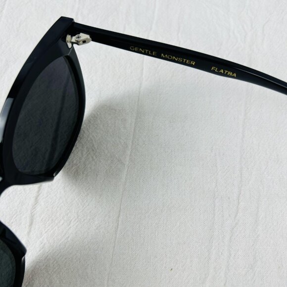 New Gentle Monster Flatba “My Ma” Black Sunglasses - Picture 9 of 11